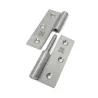 Zawias do drzwi 80x60mm stal nierdzewna INOX rozłączny LEWY (pl) mod. 2077