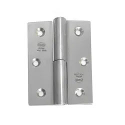 Zawias do drzwi 80x60mm stal nierdzewna INOX rozłączny PRAWY (pl) mod. 2077