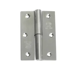 Zawias do drzwi 90x60mm  stal nierdzewna INOX rozłączny LEWY (pl) mod. 2077