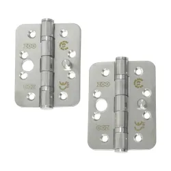Zawias do drzwi antywyważeniowy 102x76mm stal nierdzewna INOX splatany 2 szt.
