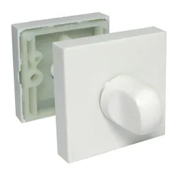 Szyld WC rozeta kwadratowa 50x50mm biały mat t.4 mod. 201W310