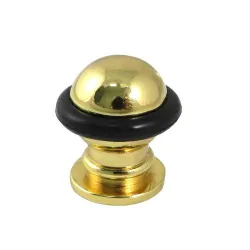 Odbój drzwiowy 22x30mm złoty / czarny odbojnik podłogowy mod. 203