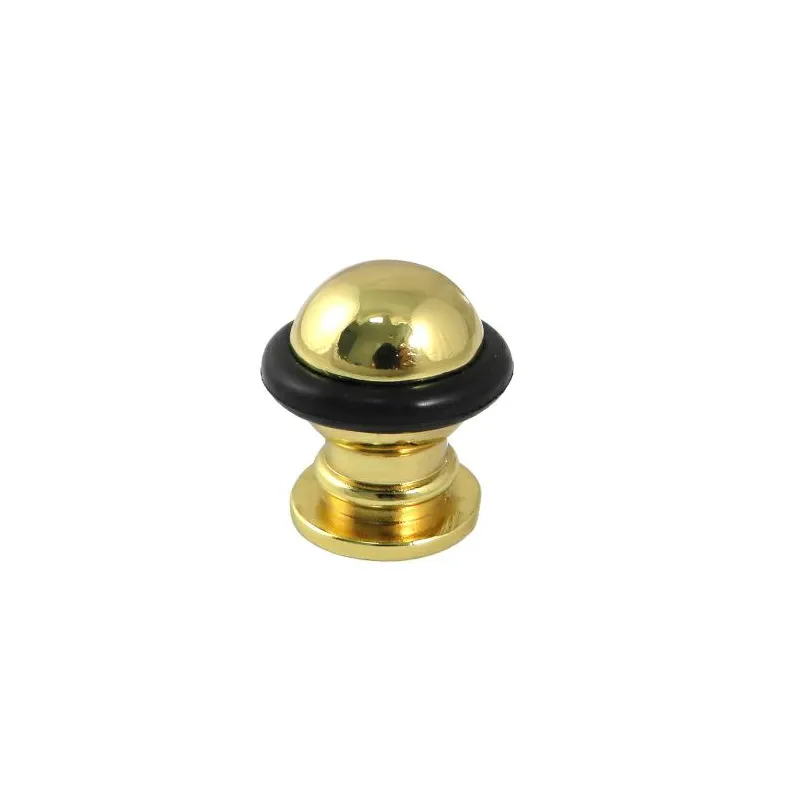Odbój drzwiowy 22x30mm złoty / czarny odbojnik podłogowy mod. 203