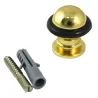 Odbój drzwiowy 22x30mm złoty / czarny odbojnik podłogowy mod. 203