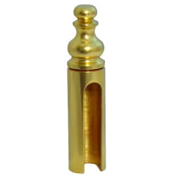 Osłonka zawiasu wkręcanego fi. 14mm antyczne francuskie złoto mod. 3154