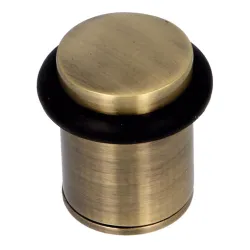 Odbój 28x40mm złoto antyczne / czarny odbojnik podłogowy mod. 202