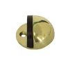 Odbój drzwiowy 43x24mm mosiężny / czarny odbojnik podłogowy mod. 100