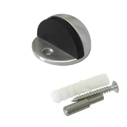 Odbój odbojnik podłogowy 45x26mm INOX / czarny mod. 100