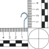 Hak półpełny haczyk wkręcany 2x23mm cynkowany 26szt.