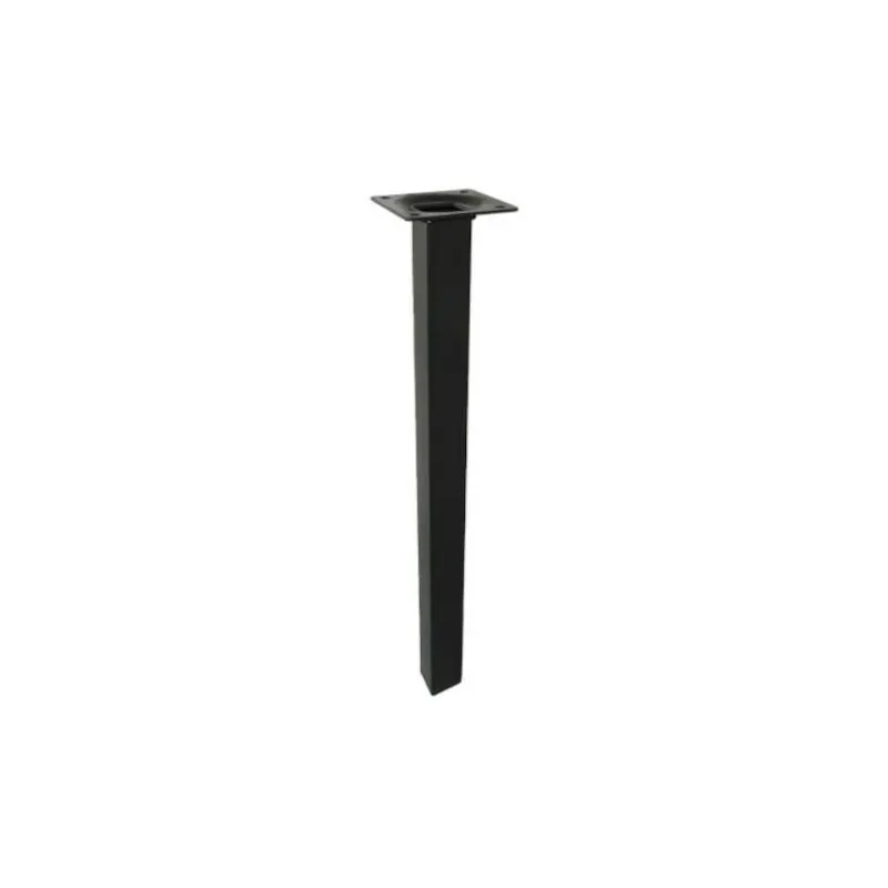 Noga 3-25x25x500 kwadrat czarna DIS