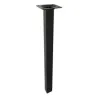 Noga 3-25x25x500 kwadrat czarna DIS