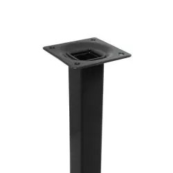 Noga 3-25x25x500 kwadrat czarna DIS