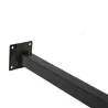 Noga 3-25x25x500 kwadrat czarna DIS