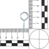 Haczyk wkręcany 2,5x30mm oczko 10mm cynkowany 25szt.