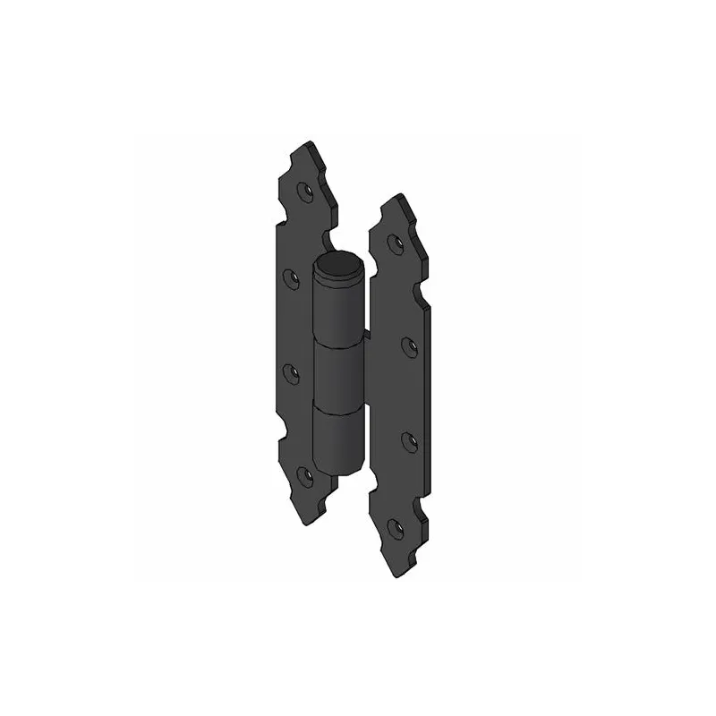 Zawias 9110-200x90 rozbieralny czarny