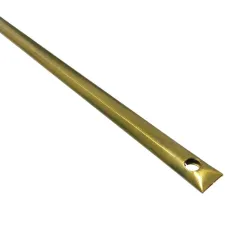 Pręt zasuwnicy okiennej 14x25mm dł. 2m mosiężny mod.2