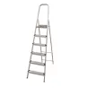 Drabina aluminiowa składana 6 stopni szara udźwig 150kg mod. 485