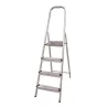 Drabina aluminiowa składana 4 stopnie szara udźwig 150kg mod. 485