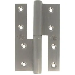 Zawias do drzwi 120x80mm chrom mat PRAWY (pl) mod. 418