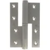Zawias do drzwi 120x80mm chrom mat PRAWY (pl) mod. 418