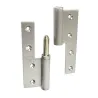 Zawias do drzwi 120x80mm chrom mat PRAWY (pl) mod. 418