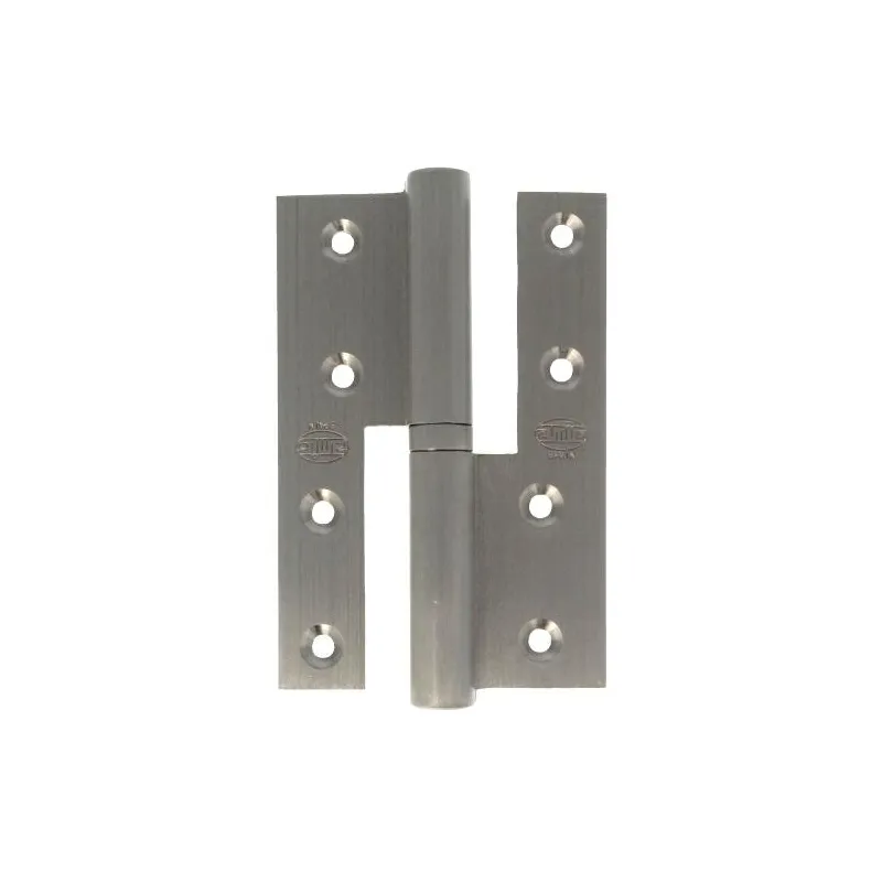 Zawias do drzwi 120x80mm chrom mat LEWY (pl) mod. 418