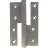 Zawias do drzwi 120x80mm chrom mat LEWY (pl) mod. 418