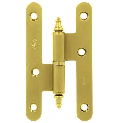 Zawias do drzwi 94x52mm stal mosiądzowany mat rozłączny PRAWY (pl) mod. 408C