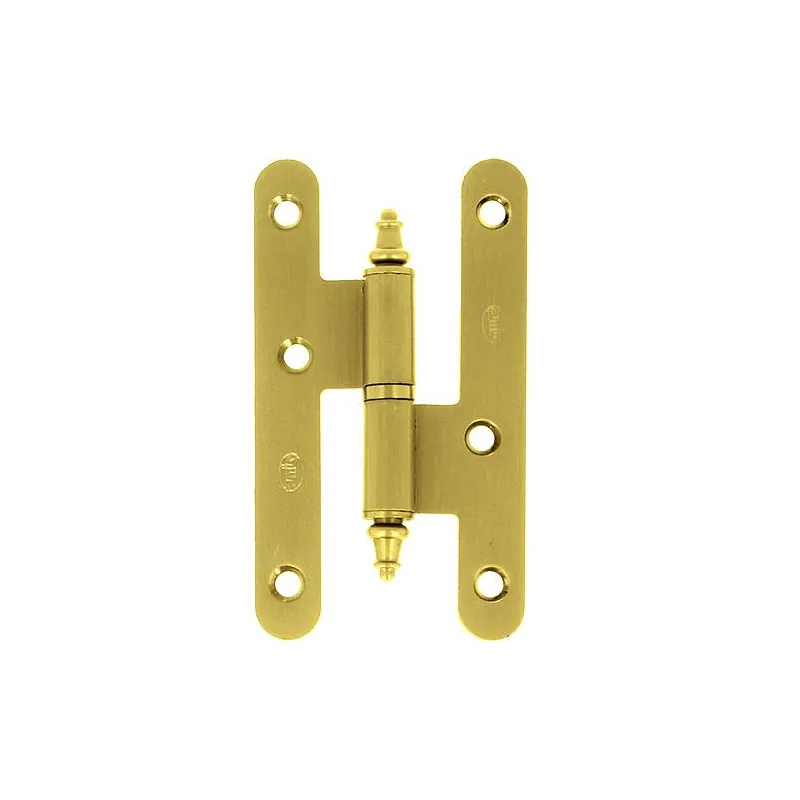 Zawias do drzwi 94x52mm stal mosiądz mat rozłączny LEWY (pl) mod. 408C
