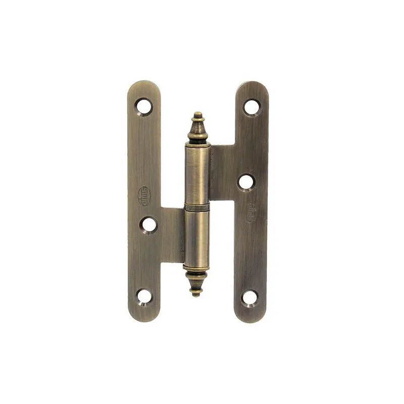 Zawias do drzwi 94x52mm stal złoto antyczne rozłączny PRAWY (pl) mod. 408C