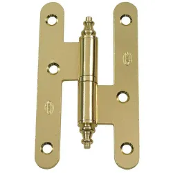 Zawias do drzwi 94x52mm stal złoty połysk rozłączny LEWY (pl) mod. 408C