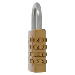 Kłódka szyfrowa 40mm mosiężna mod. 42