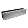 Wrzutnia na listy dwustronna ze szczotką chrom satyna 76x310mm mod. NU MAIL