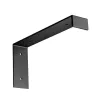 Wspornik półki stalowy czarny loft 103x211mm mod. 3004