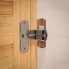 Zamknięcie kątowe zasuwka/haczyk ze stali nierdzewnej inox 65mm mod. 10L AMIG