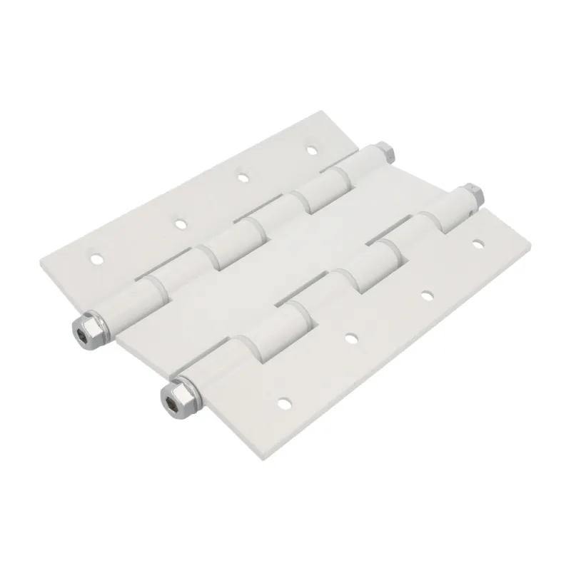 Zawias wahadłowy aluminiowy 180mm biały mod. 3035