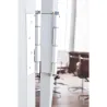 Zawias wahadłowy aluminiowy 180mm biały mod. 3035