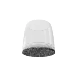 Nakładka meblowa okrągła śr. 22x27mm PVC przezroczysta mod. 663 DIS