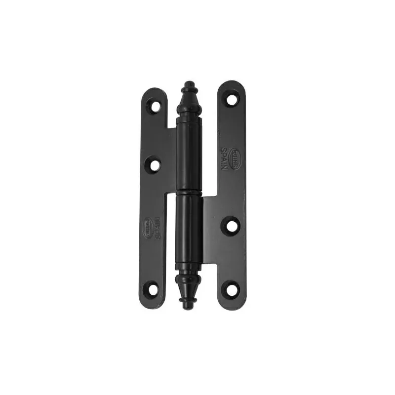 Zawias do drzwi 110x55mm stal czarny rozłączny LEWY (pl) mod. 507