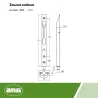 Zasuwa czołowa 401-250 mosiądzowana KANTRYGIEL