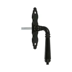 Klamka okienna czarna 100x22mm trzpień 6mm mod. 122