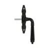 Klamka okienna czarna 100x22mm trzpień 6mm mod. 122