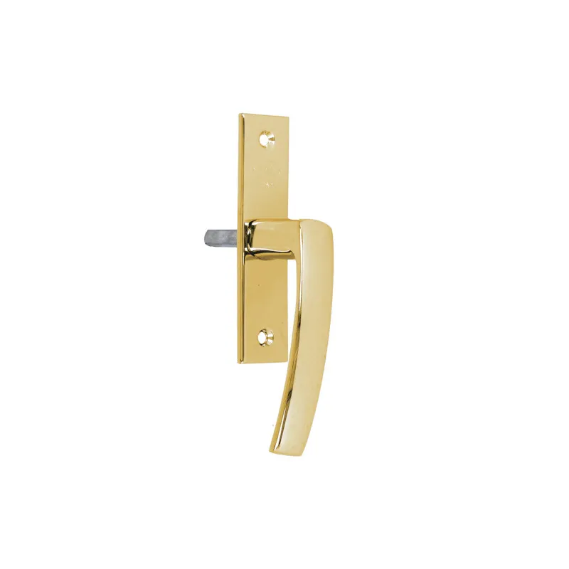 Klamka okienna mosiężna lakierowana trzpień 6mm mod. 120