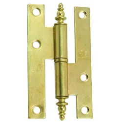 Zawias do drzwi 95x52 stal mosiądzowany rozłączny LEWY (pl) mod. 406