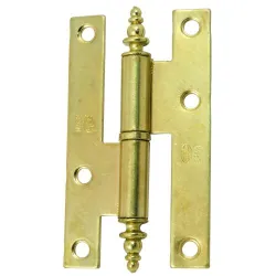Zawias do drzwi 95x52 stal mosiądzowany rozłączny PRAWY (pl) mod. 406