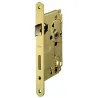 Zamek drzwiowy na wkładkę 72/55 czoło 24x235mm mosiądzowany EUROPA