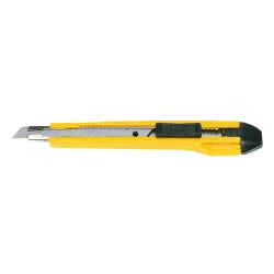 Nożyk plastikowy 14cm ostrze 9mm łamane wysuwane mod. 56 DIS
