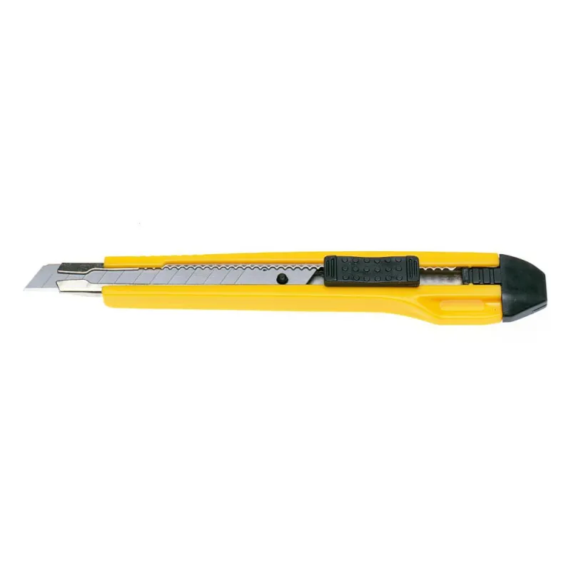 Nożyk plastikowy 14cm ostrze 9mm łamane wysuwane mod. 56 DIS