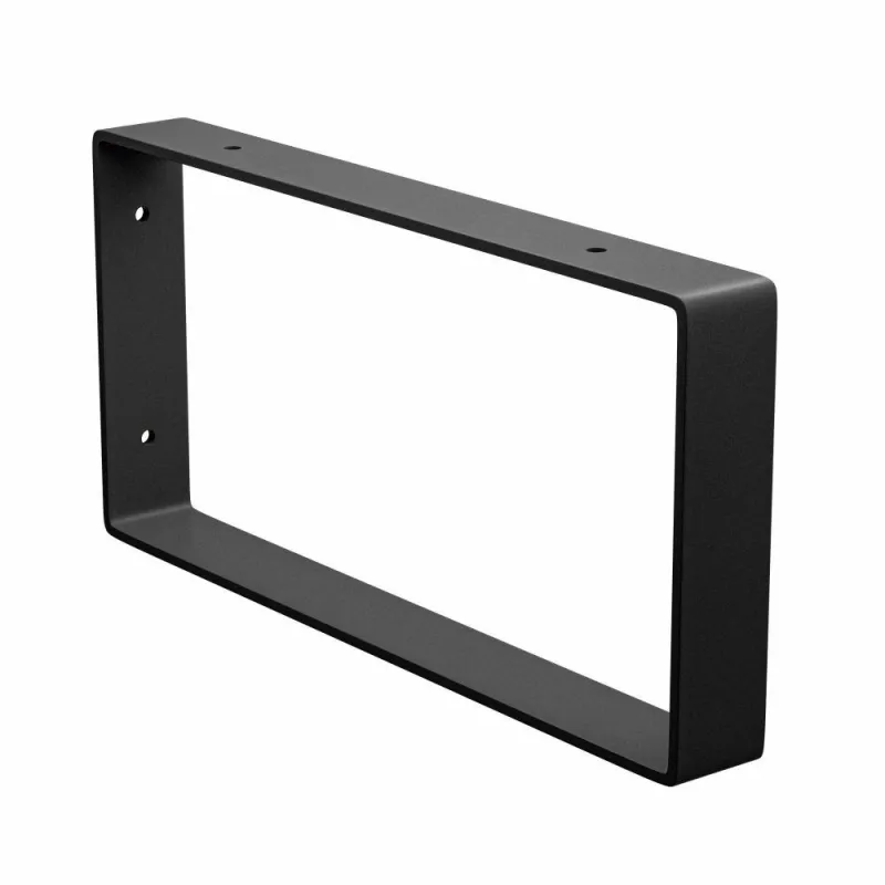 Wspornik półki stalowy czarny loft 126x261mm mod. 3001