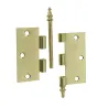 Zawias do drzwi 89x89mm stal mosiądzowany splatany 2szt. mod. 1011